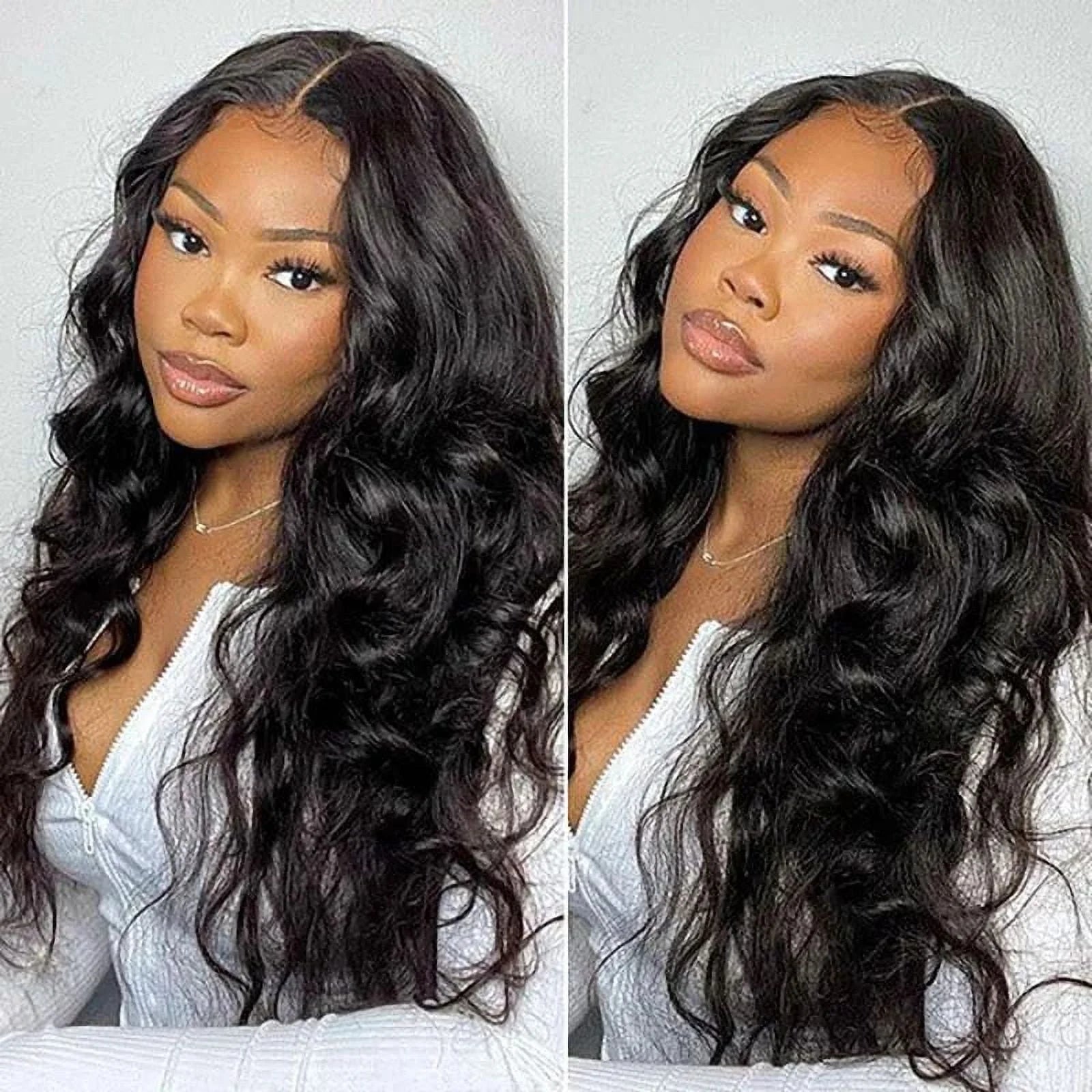 Wear and Go Glueless Wigs Human Hair Body Wave Pre Cut HD Lace 4X4 Lace Front Wigs Human Hair Pre Plucked 180% Density 3 Seconds to Wear Glueless Wigs for Beginners